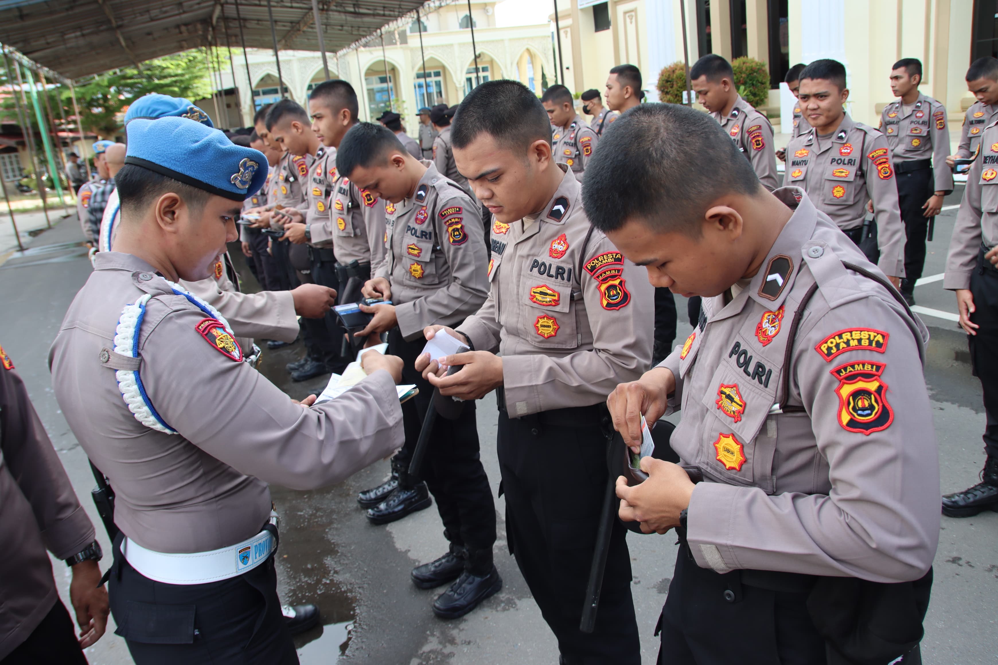 Apel pagi Polres Padang Sidimpuan
